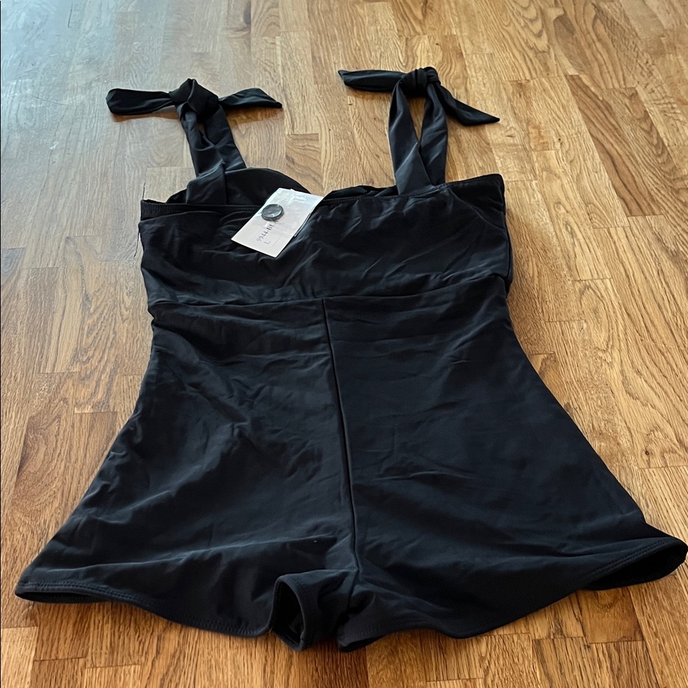 NWT Vintage Pinky Pinups Romper Swimsuit - Picture 4 of 7